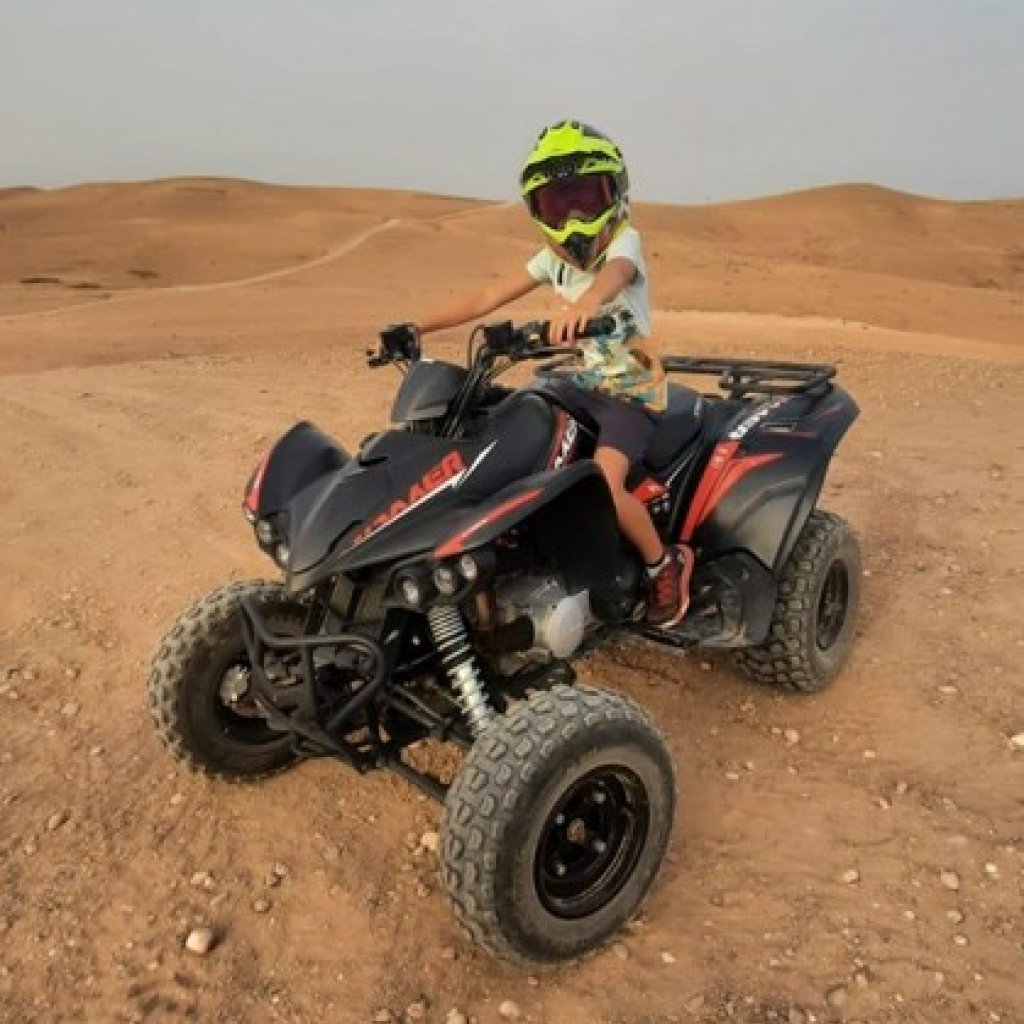 Quad dans le désert d’Agafay